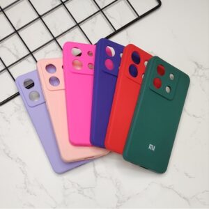 قاب سیلیکونی شیائومی مدل Redmi Note 13 Pro محافظ لنزدار