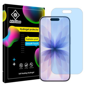 محافظ صفحه نمایش مات آنتی بلو آرکا گلس مدل Tough مناسب برای گوشی موبایل اپل iPhone 17